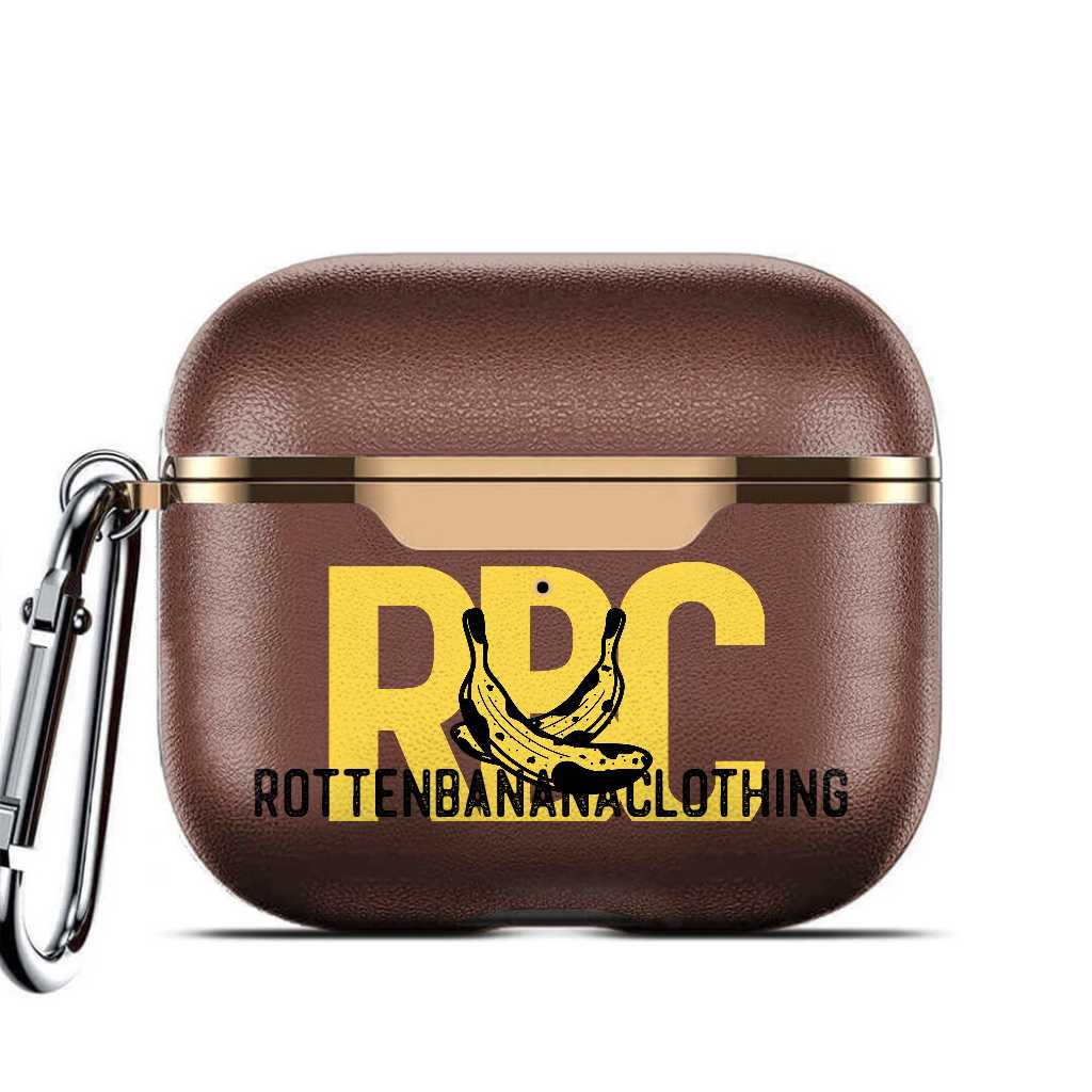 Rotten Banana Clothing Airpods 3 Electroplated Leather  Case