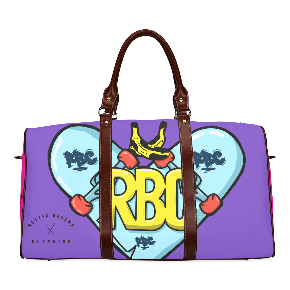 Rotten-Banana-Clothing-Purple/ Pink Waterproof Travel Bag/Large
