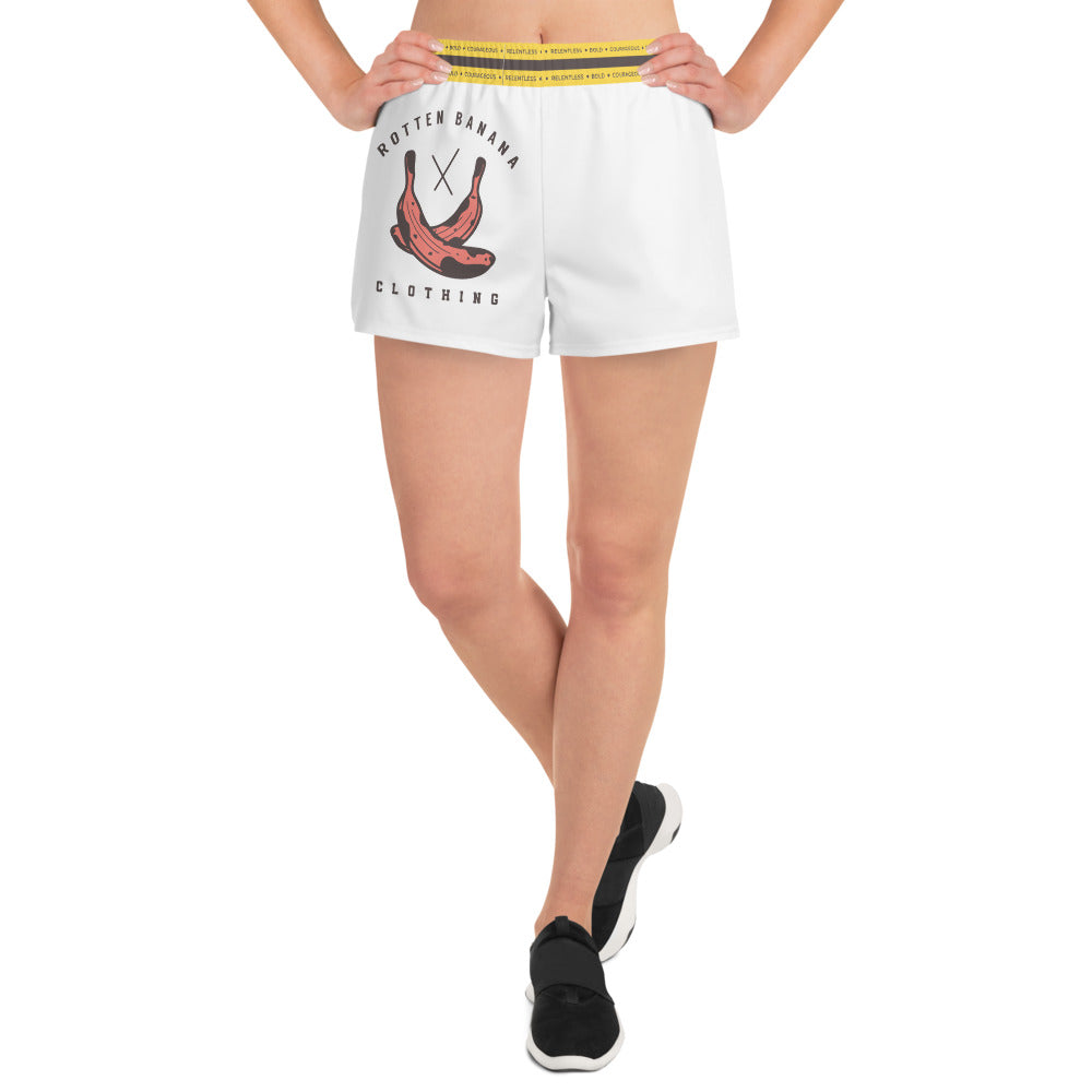 Rotten Banana Clothing Women's Athletic Short Shorts Coral