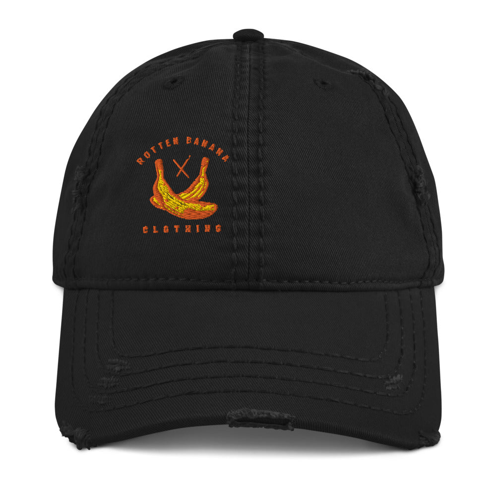 Rotten Banana Clothing Distressed Dad Hat Peach